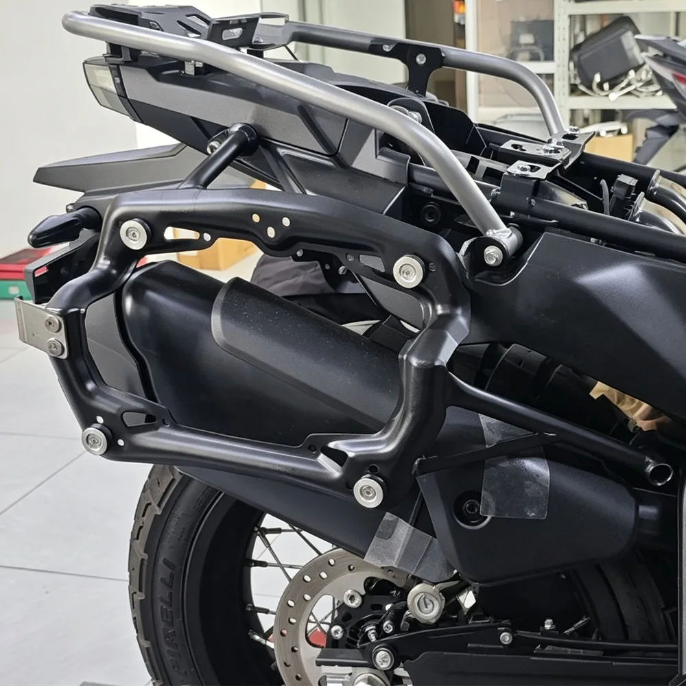 Aluminum Alloy Three Box Rack Tail Rack Side Box Rack Tail Box Rack Tail Box Motorcycle Storage Box For CFMOTO 1000MT-X 1000 MTX