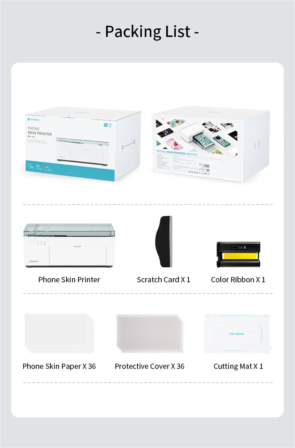 Instant Printing Screen Protector Machine Mobile  Phone Back Film Printer