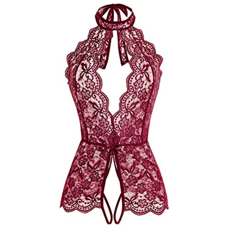 

Ababoon Women One Pcs Lingerie Lace Sexy Baby Dolls Teddy Sleepwear