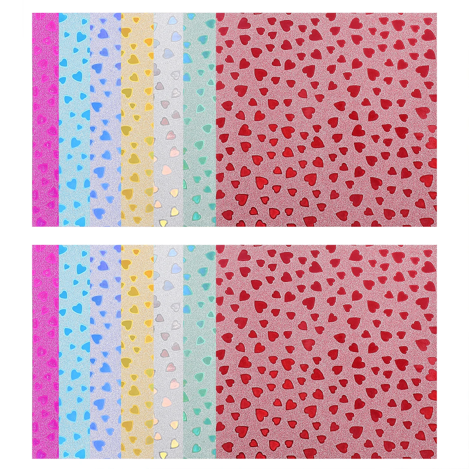 

28 Pcs Colored Folding Paper Manual Card Making Supplies Craft Textured Glitter Corrugated