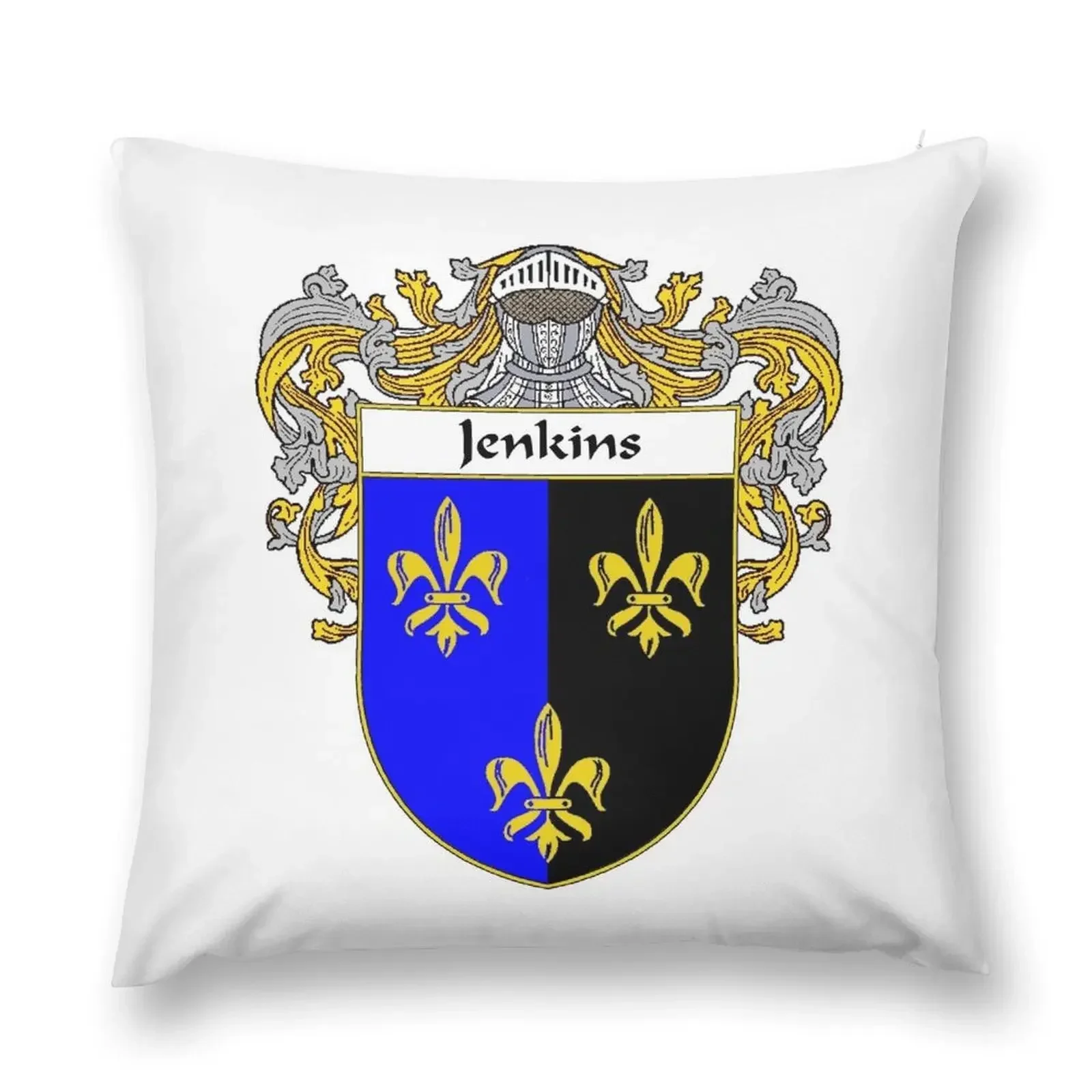 Jenkins Coat of Arms/Family Crest Throw Pillow luxury sofa pillows Decorative Sofa Cushions pillow cover christmas pillow