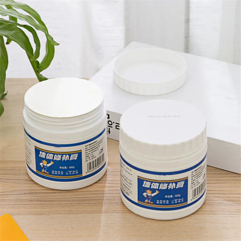 500g Wall Mending Agent Wall Repair Cream Wall Crack Repair Agent Walls Peeling Graffiti Gap Repair Paste with Scraper