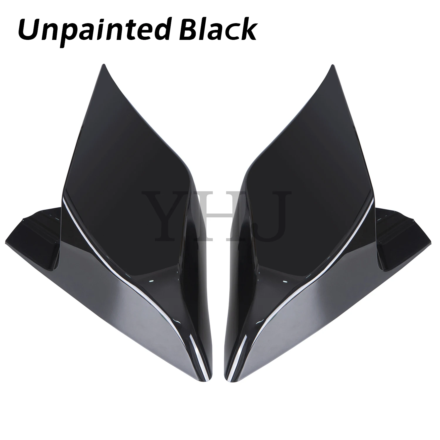 

Motorcycle Stretched Extended Side Cover Panel For Harley Touring Electra Glide Road Glide 2014-2023 Unpainted Black/Gloss Black