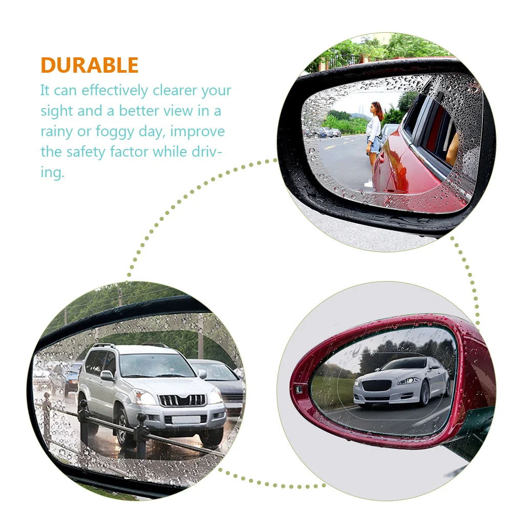 5 Pairs Car Rearview Waterproof Film Side Mirror Rain Guard Cars Rainproof The Pet