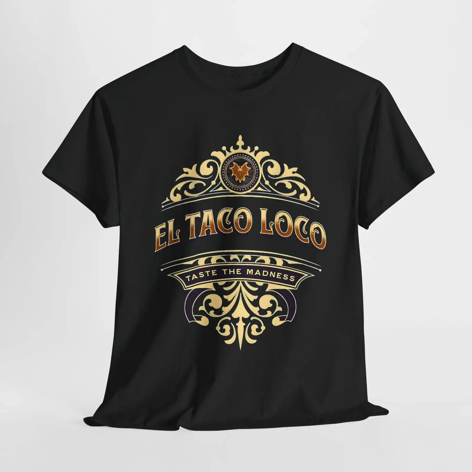 El Taco Loco T Shirt Vintage Style Foodie vintage Washed homme Soft graphic Top For Everyday Wear Breathable Stretched