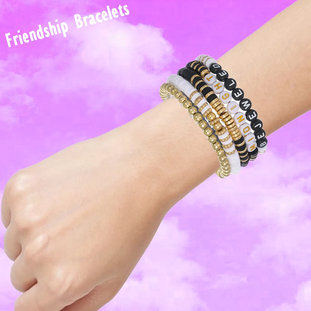 Taylor Friendship Bracelets Bracelets for swiftie Bejeweled Friendship Bracelets for the eras tour Taylor Fans