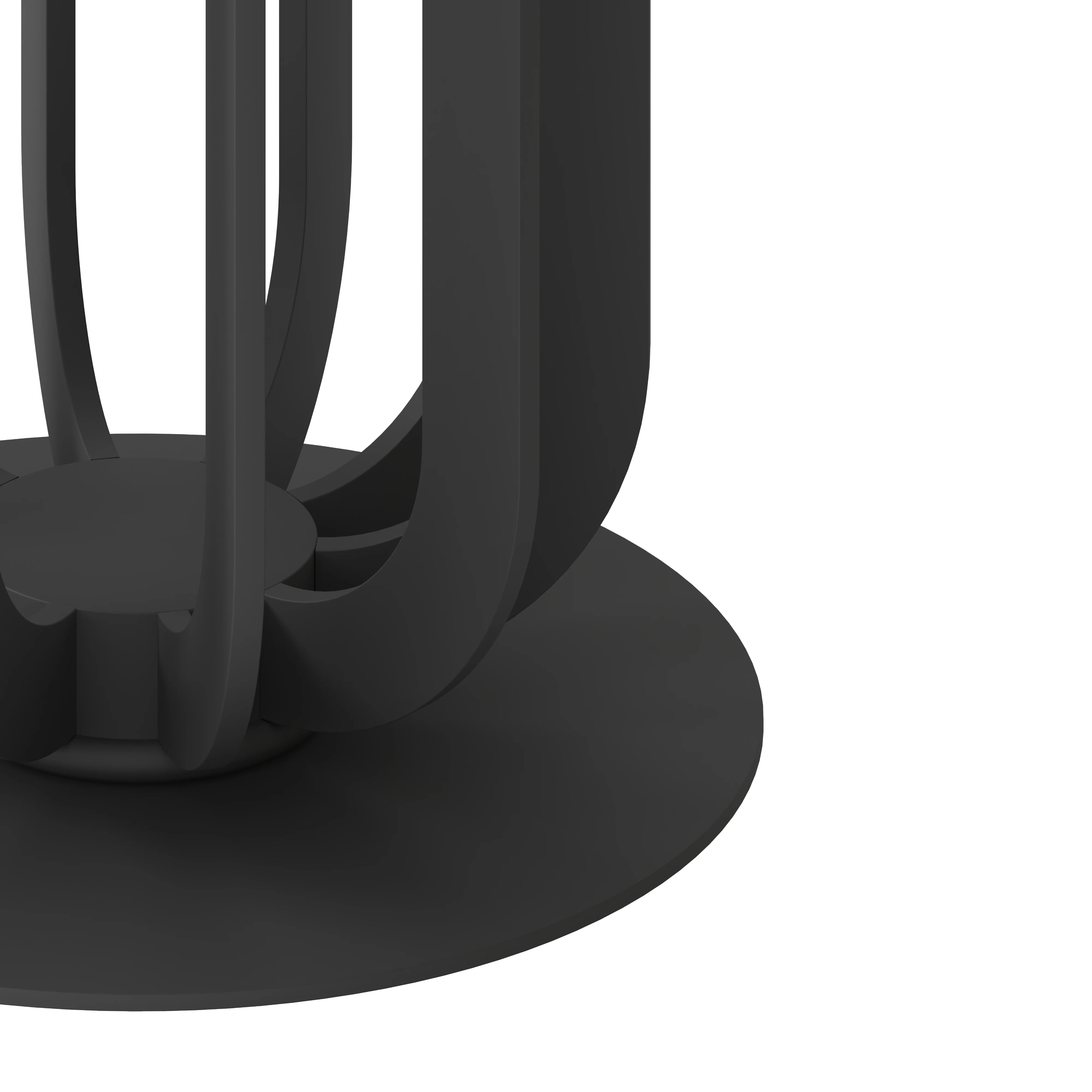 قاعدة طاولة أوروبية رائعة، قفص العصافير على شكل حرف O، قاعدة أثاث بقاعدة مستديرة، أرجل طاولة الطعام، إطار معدني