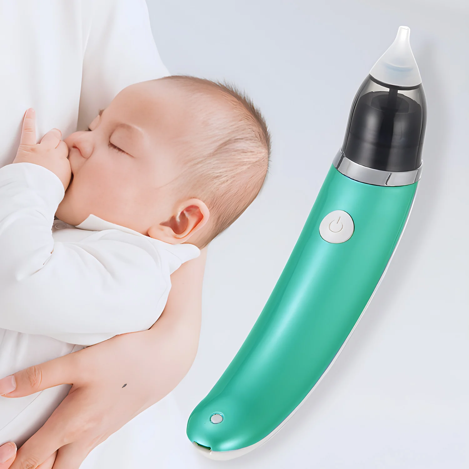 Electric Baby Nasal Aspirator Electric Nose Cleaner Sniffling Equipment Safe Hygienic Nose Snot Cleaner For Newborns Obstruction