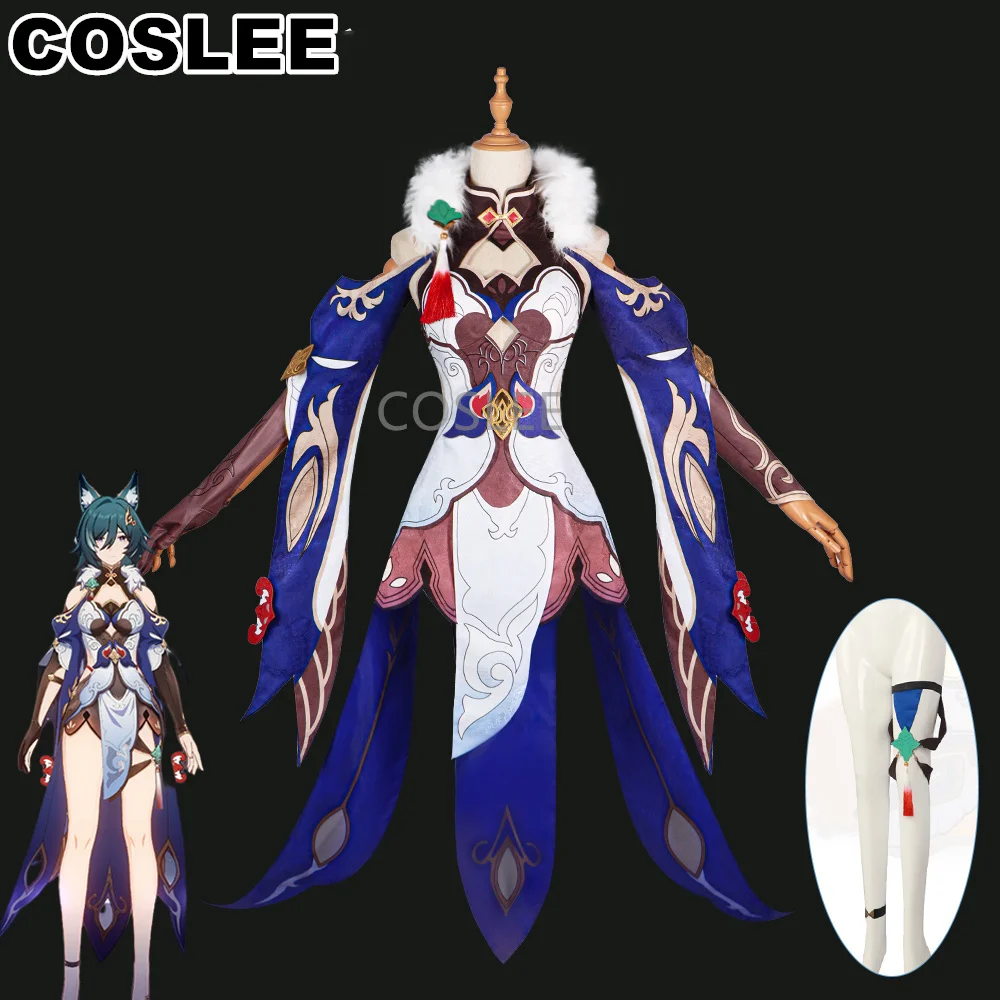 

COSLEE Honkai: Star Rail Yukong Cosplay Costume Game Suit Fashion Gorgeous Dress Halloween Party Outfit Uniforms XS-3XL New 2023