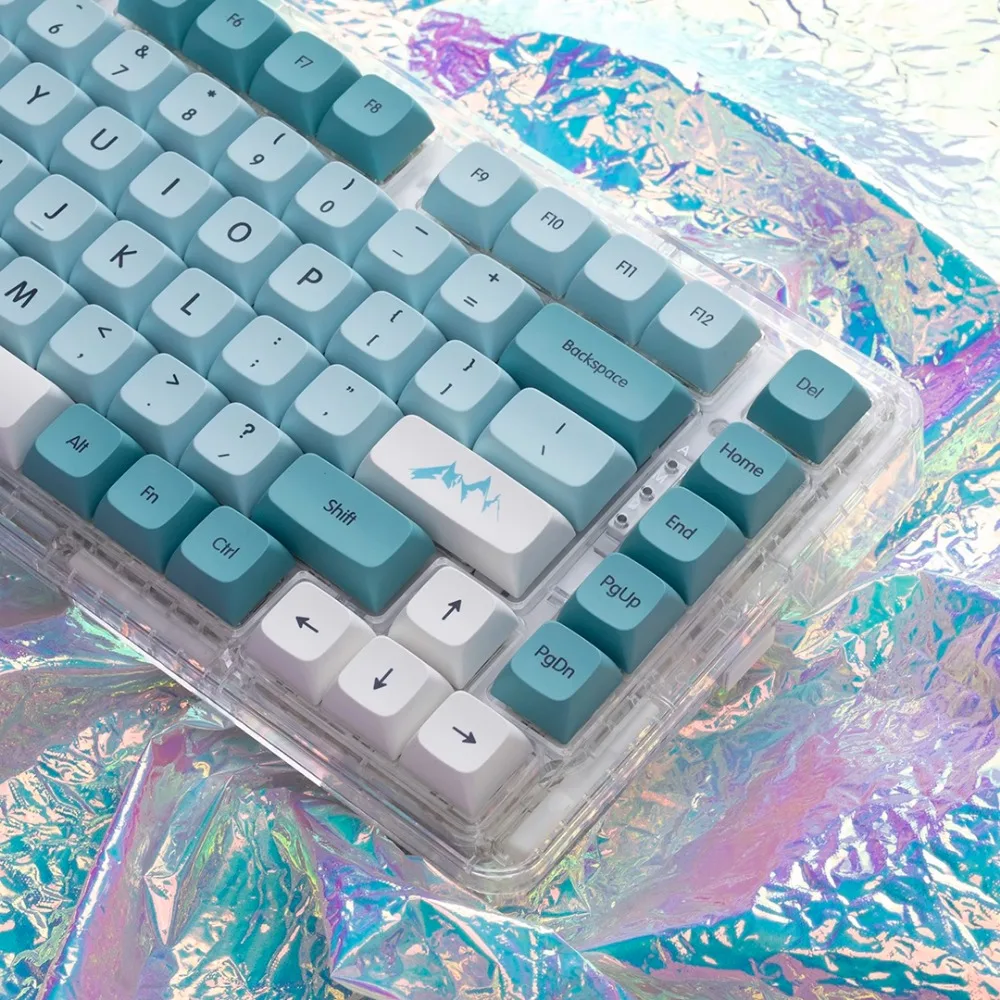 GMK Iceberg Theme Keycap Set PBT Custom Japanese Personalized Keyboard Cap XDA Profile Gaming KeyCap for Mechanical Keyboard