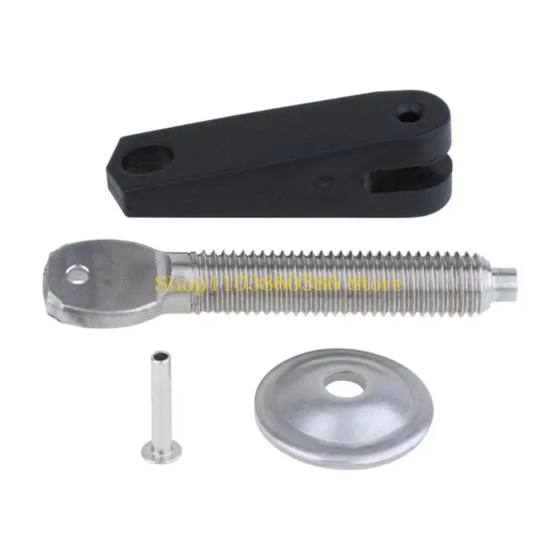 242A Heavy Duty Transom Clamp Handle Screw 6E04311801 M10 Thread for 4HP 5HP 6HP 8HP 9.9HP 15HP 2 Cycle Outboard Motors