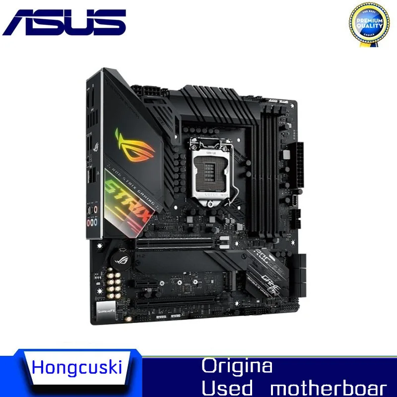 For Asus ROG STRIX Z490-G GAMING Original Used Desktop for Intel Used Z490 DDR4 PCI-E 3.0 Motherboard LGA 1200 USB3.0 SATA3