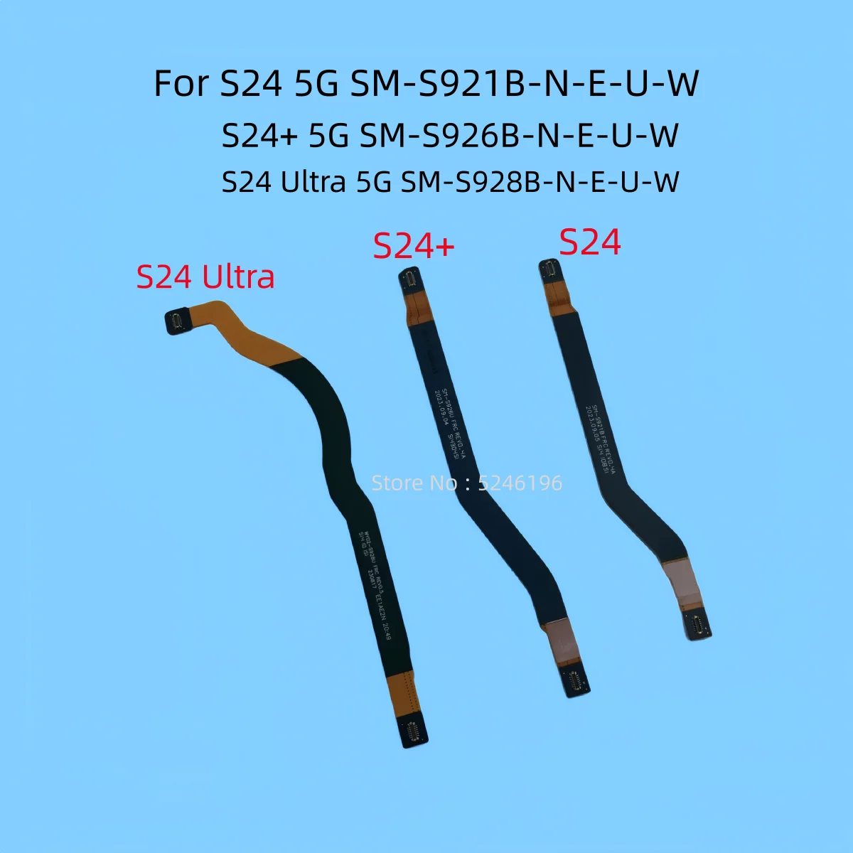 

1pcs Wifi Network SignalAntenna Flex Cable For Samsung Galaxy S24 5G SM-S921 /S24 Plus 5G SM-S926 / S24 Ultra 5G SM-S918 Replace