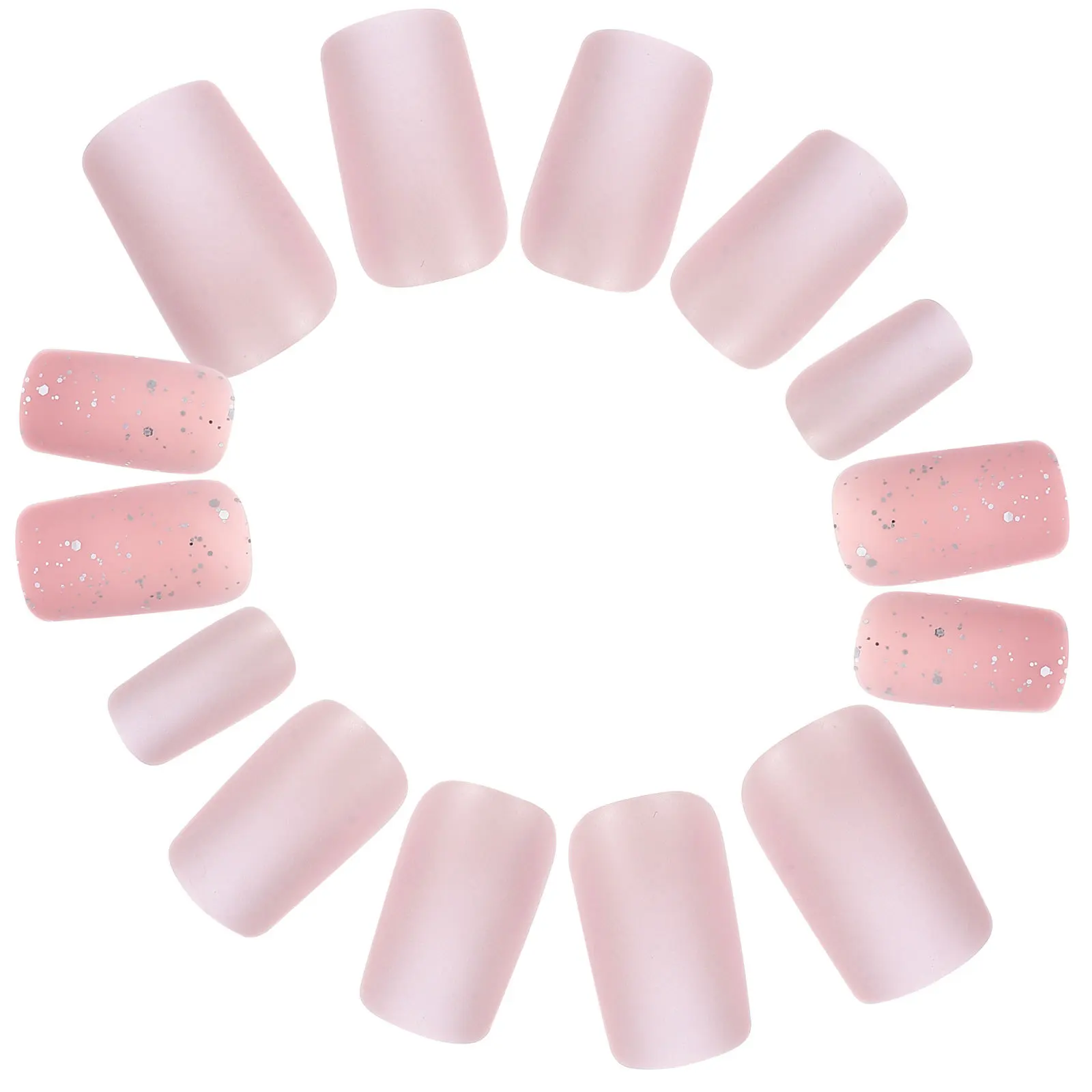 

24Pcs Matte False Nails Sturdy Press on Nails for Women Fake Nail Tips Manicure Art Supplies Unique Nail Designs