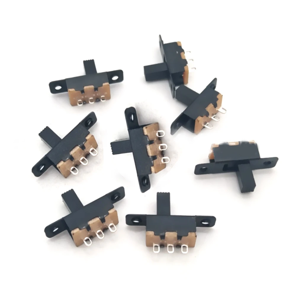 

5mm Handle 50V 0.5A SPDT Slide Switch 20PCS ​SS12F16 Toggle Switch