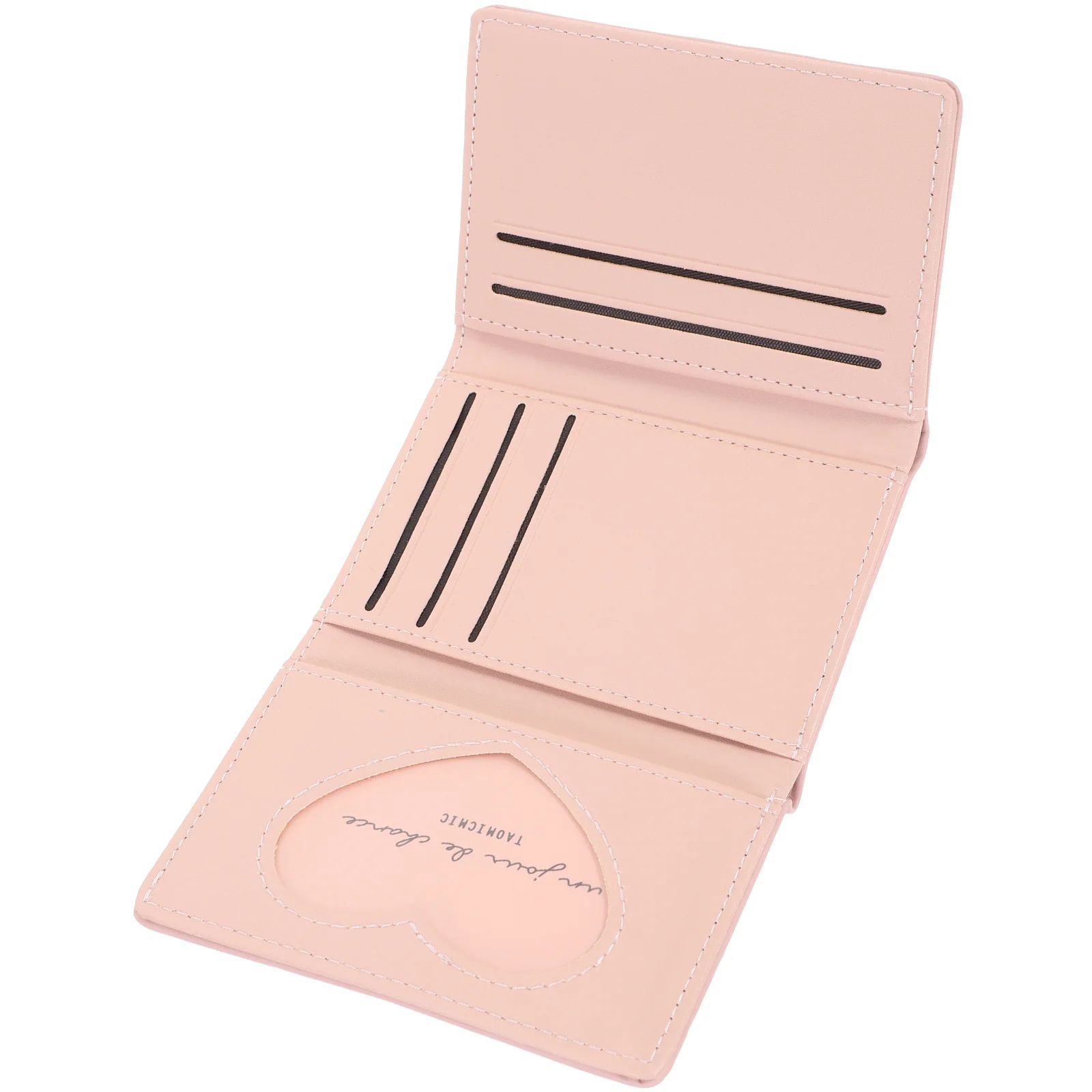 Cartera pequeña de PU con flores, tarjetero plegable, monedero para mujeres y niñas, cartera pequeña, tarjetero