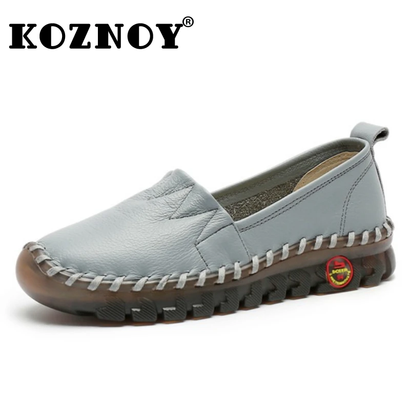 

Koznoy 2,5 см, кожаные полые оксфорды из микрофибры, туфли-оксфорды на платформе, брендовые дышащие тапочки на танкетке, женские сандалии на плоской подошве