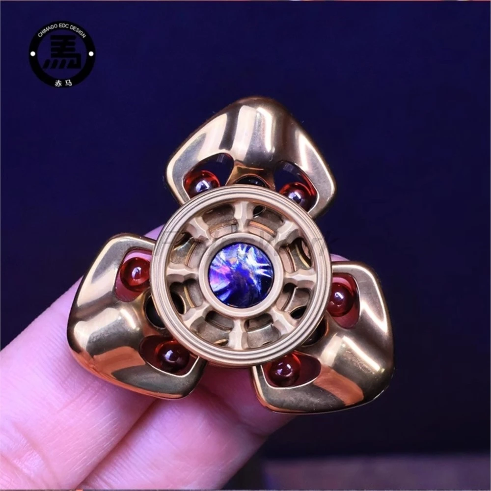 Chimago Tungsten Gold Hand Stress Relief Toys Fidget Spinner Boy Toys