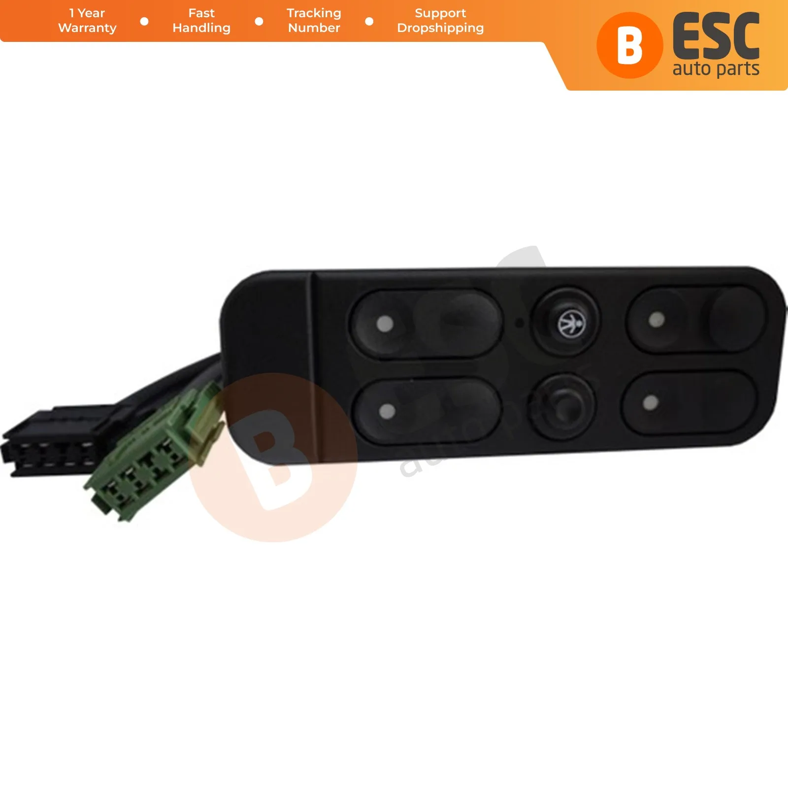 

ESC Auto Parts EDP730 Power Window Switch 1240600 for Opel Vectra A Cavalier