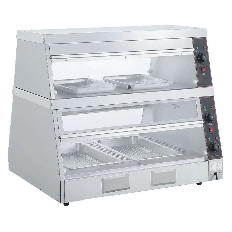 Caja Aislante de Acero Inoxidable para Pollo Frito, Hamburguesas y Tartas de Huevo, Duradera, con Temperatura Constante, Venta al por Mayor, Caja Aislante para Comida Deli