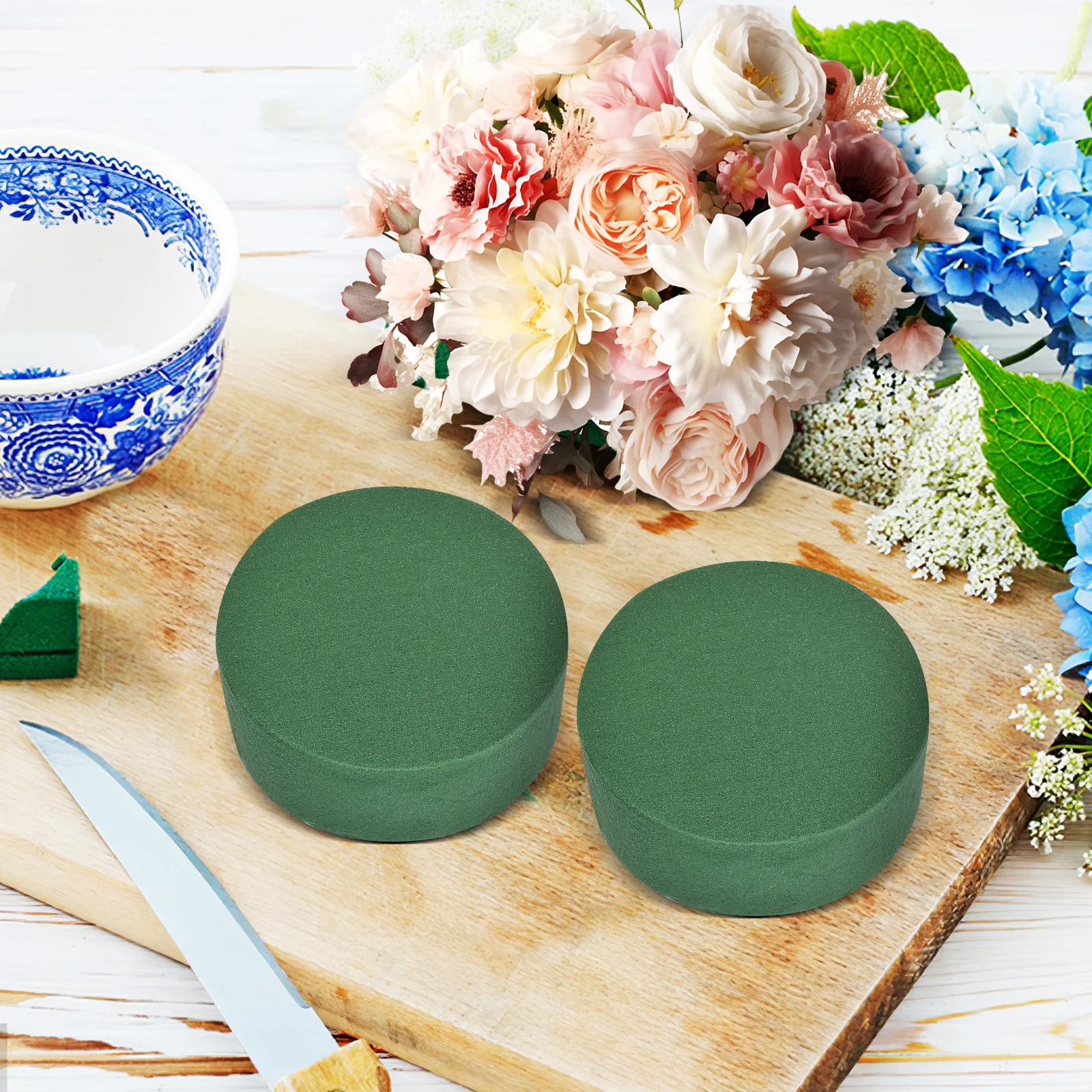 

4Pcs Shape Floral Foam Blocks Perfect for Vases Baskets Artificial Flower Arrangements Crafts Craft Foam