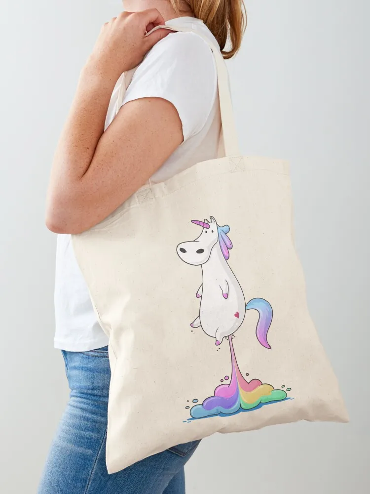

Unicorn Fart Tote Bag bags luxury women Large bags for women Shopper shopping trolley bag