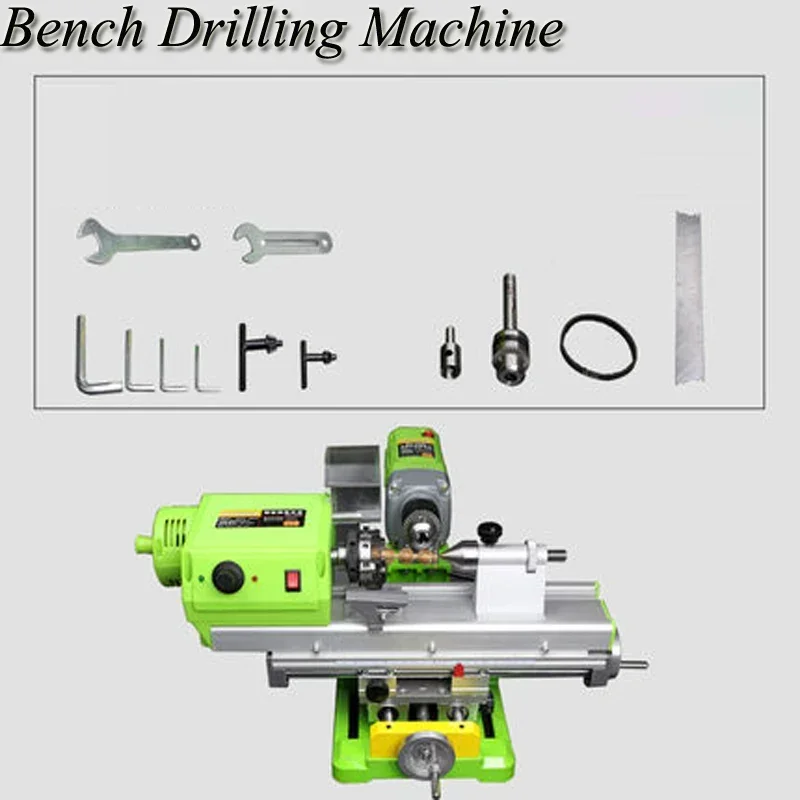 

Mini Bench Drill Automatic Wood Beads Processing Machine Household High Precision Mini Lathe Miniature Beads Machine DT-1009