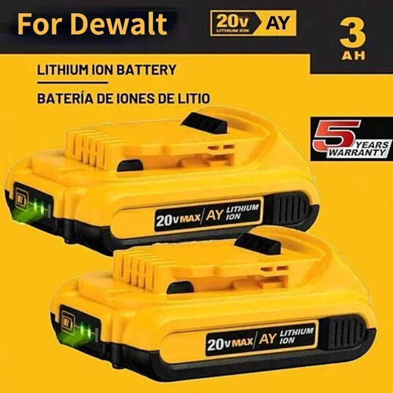 20V Battery 3.0Ah DCB203 Li-ion Battery For Dewalt Max Tools DCB205 DCB206 DCB204 DCB200 DCB182 DCB180 DCB230 DCD DCF DCG Series