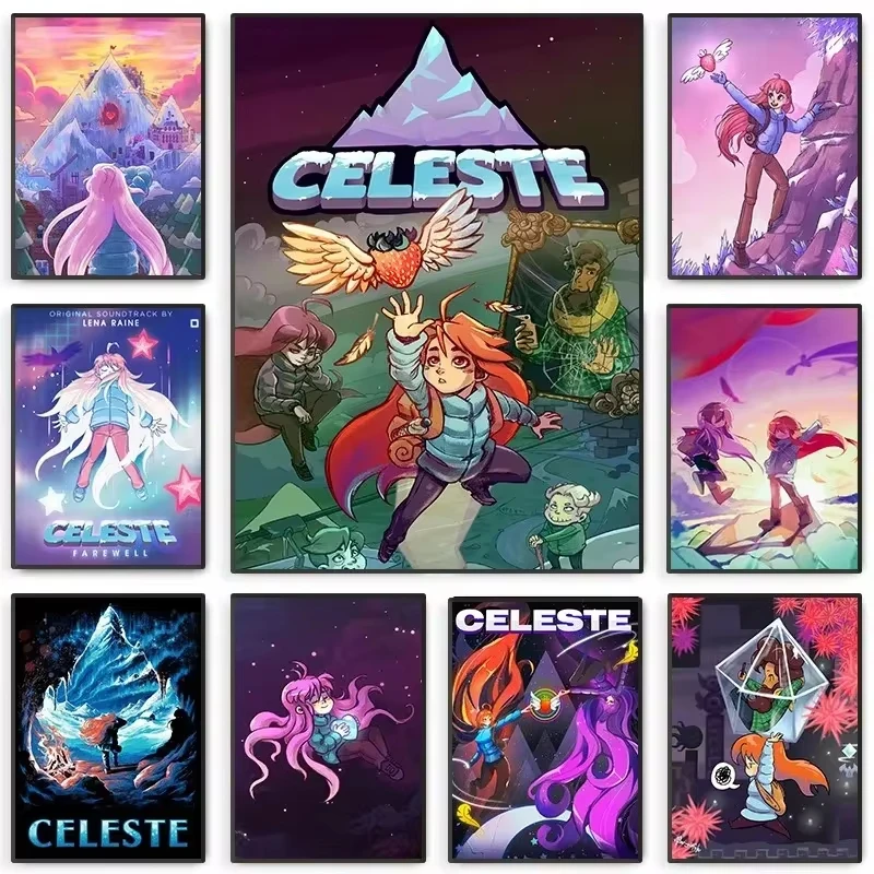 ملصق أنيمي للمغامرات لديكور المنزل ، لوحة قماشية ، لوحة جدارية مطبوعة ، صورة لغرفة المعيشة الحديثة ، هدايا اللاعب ، لعبة فيديو #1