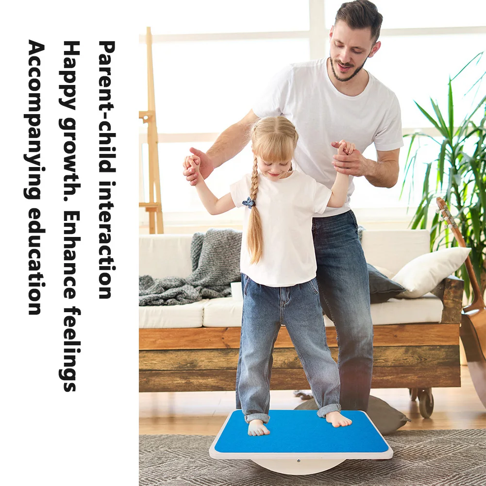 Wooden Balance Board Professional Rocker Board Balancing Core Strength Stability Training For Under Desk Office Wobble Boards