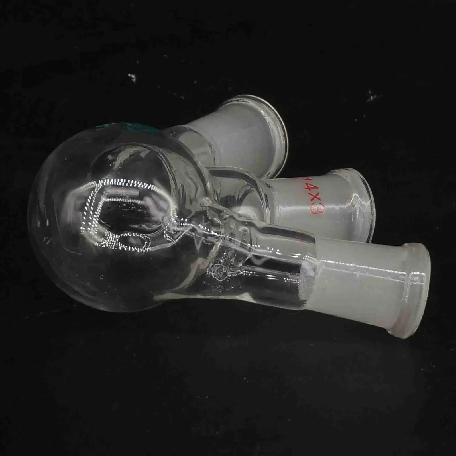 25ml 14/23 Central Branch Joint Borosilicate Glass 3 Necks Flask Round Bottom Laboratory