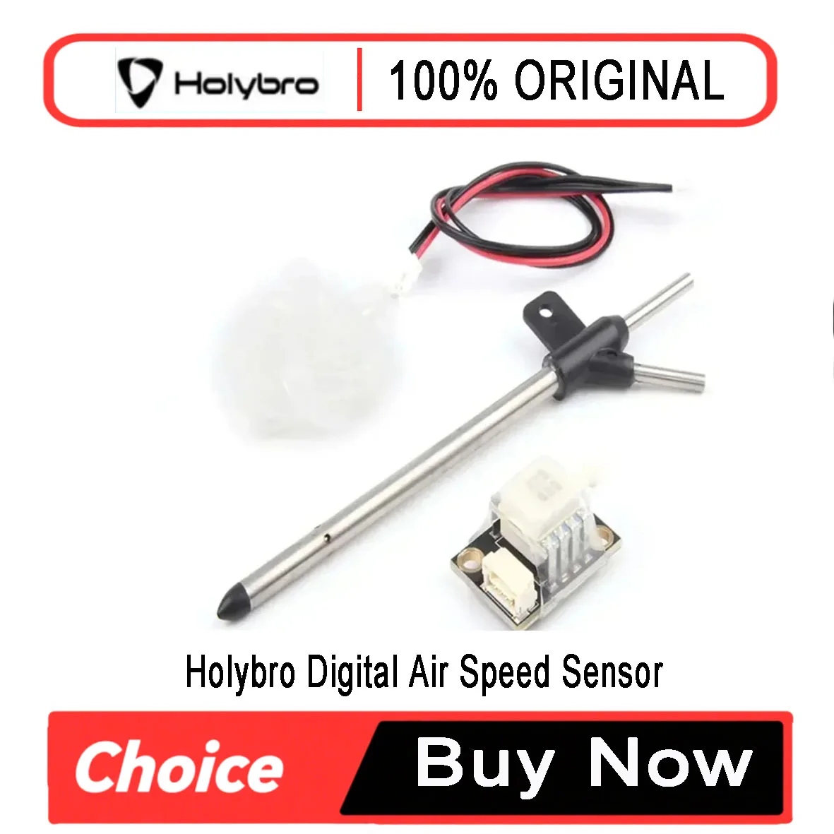 Holybro Ardupilot Arduplane Pitot Digital Air Speed Meter / Airspeed Meter Sensor Tube for Pixhawk 4 Flight Controller FPV Drone