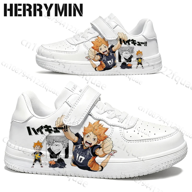 2026 Anime Haikyuu 3D Print Kids Shoes Popular Figure Hinata Shoyo Boys Girls Comfortable Campus Lightweight Footwear