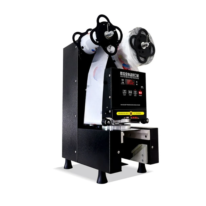 Commercial milk tea cup sealing machine, automatic milk tea soy sealing machine,milk tea cup sealing machine