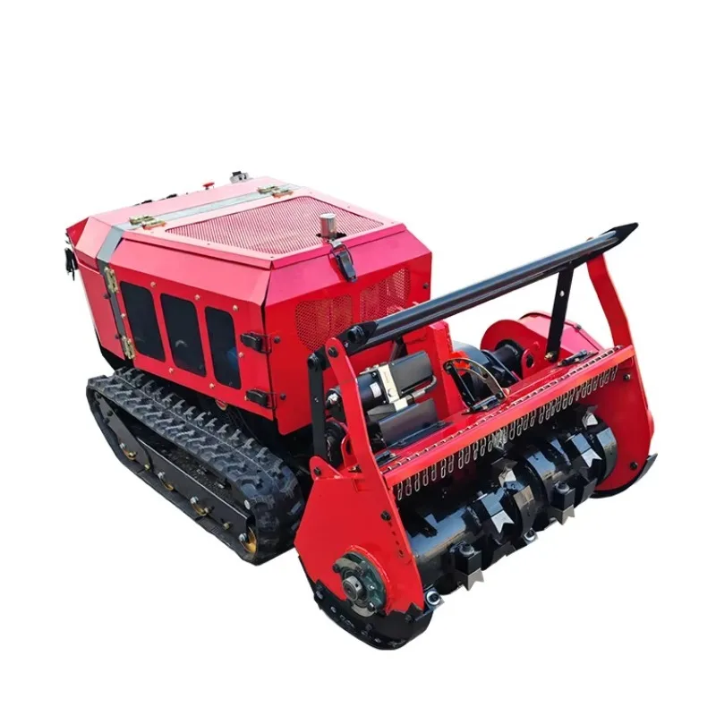 Top Sale 800mm 1000mm Remote Controlled Flail Slope Mower Smart Robot Petrol Lawn Mower Forestry Mulcher
