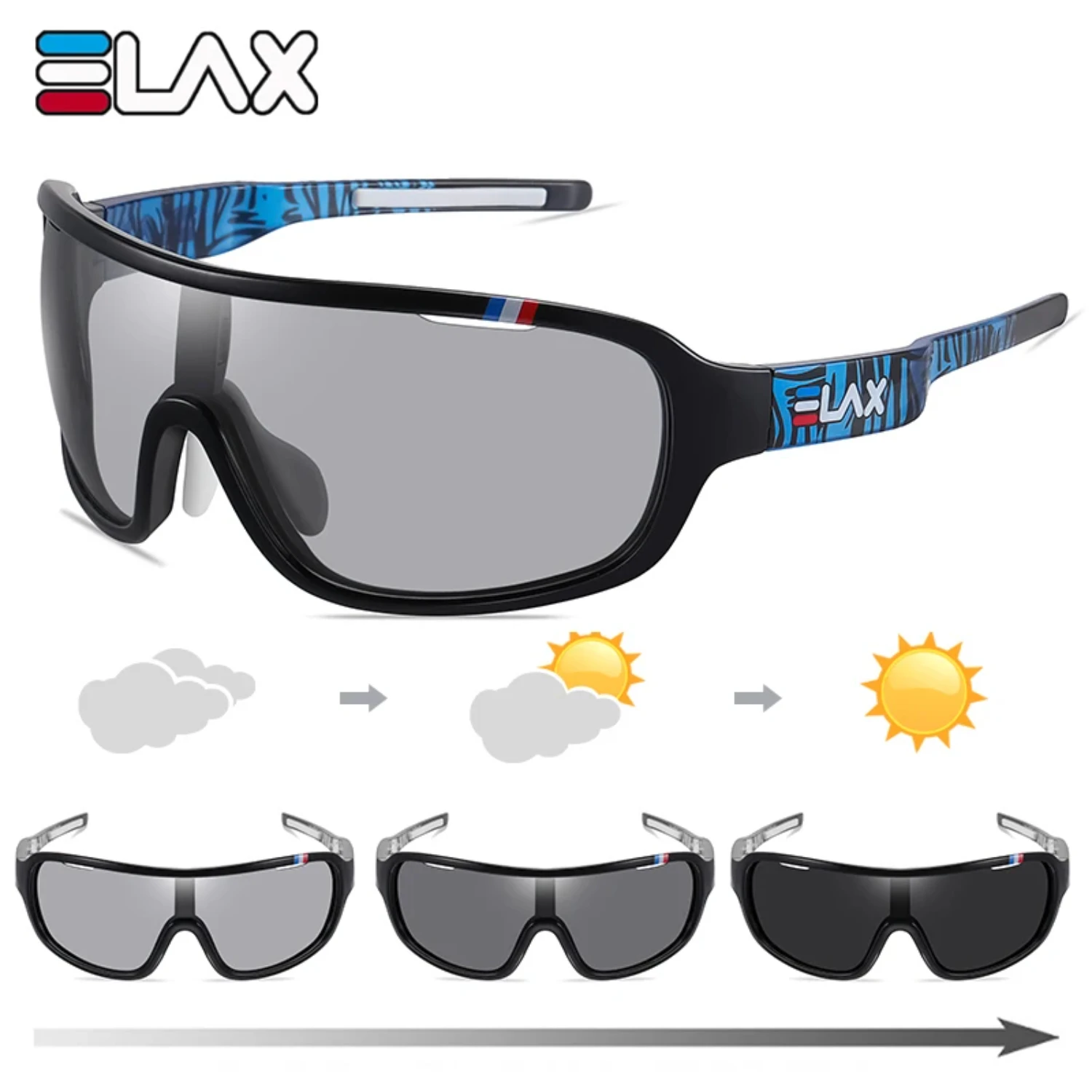 

Polarized Photochromic UV400 Outdoor Road Cycling Eyewear MTB Sports Sunglasses Men Women Bike Bicycle Glasses