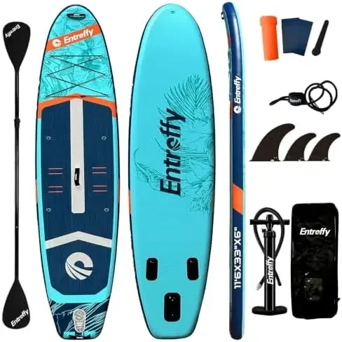 Iatable Stand Up Paddle Board, 11'6“ x 33” Extra Wide SUP | Paddleboard for Family/Adults/Beginners 450LBS acity