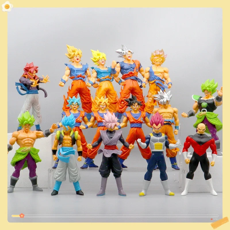 

Popular anime Dragon Ball merchandise figurines, super Saiyan, Sun Wukong, Beijit, Wujita model ornaments, dolls, gifts