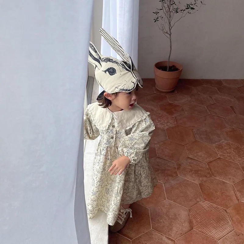 Vestido floral Milangel para niña – Otoño - imagen 5