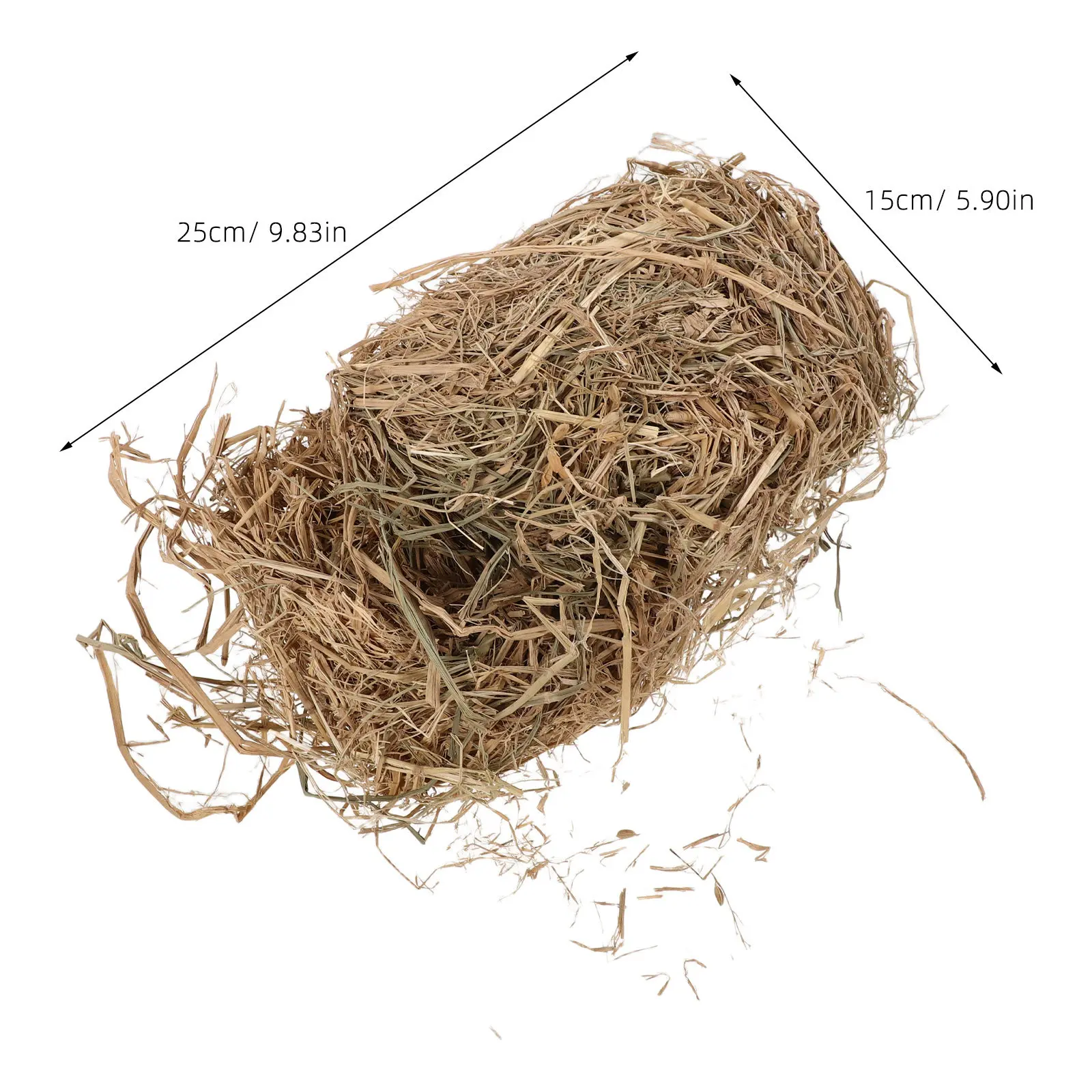 200G Bag Barley Straw Natural Pond Treatment Accessory for Garden Fountains Fish Ponds Clear Water Maintenance Koi Pond Algae