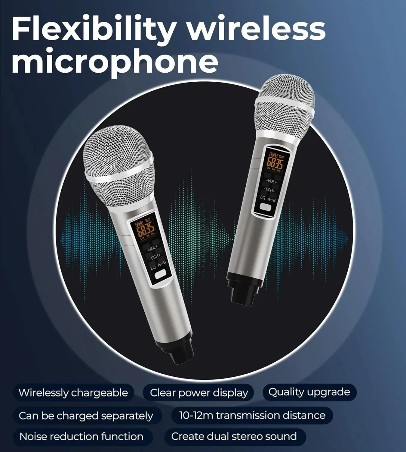Imagem -05 - Karaoke Bluetooth Speaker Microfone sem Fio All-in-one Machine Subwoofer de Entretenimento Portátil Conjuntos Estéreo Doméstico Profissional