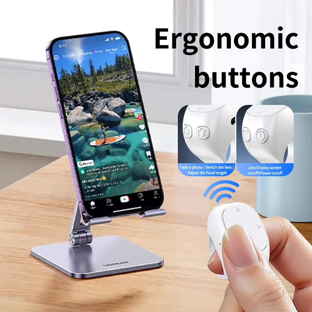Mini Wireless Remote Ring Bluetooth Page Turner