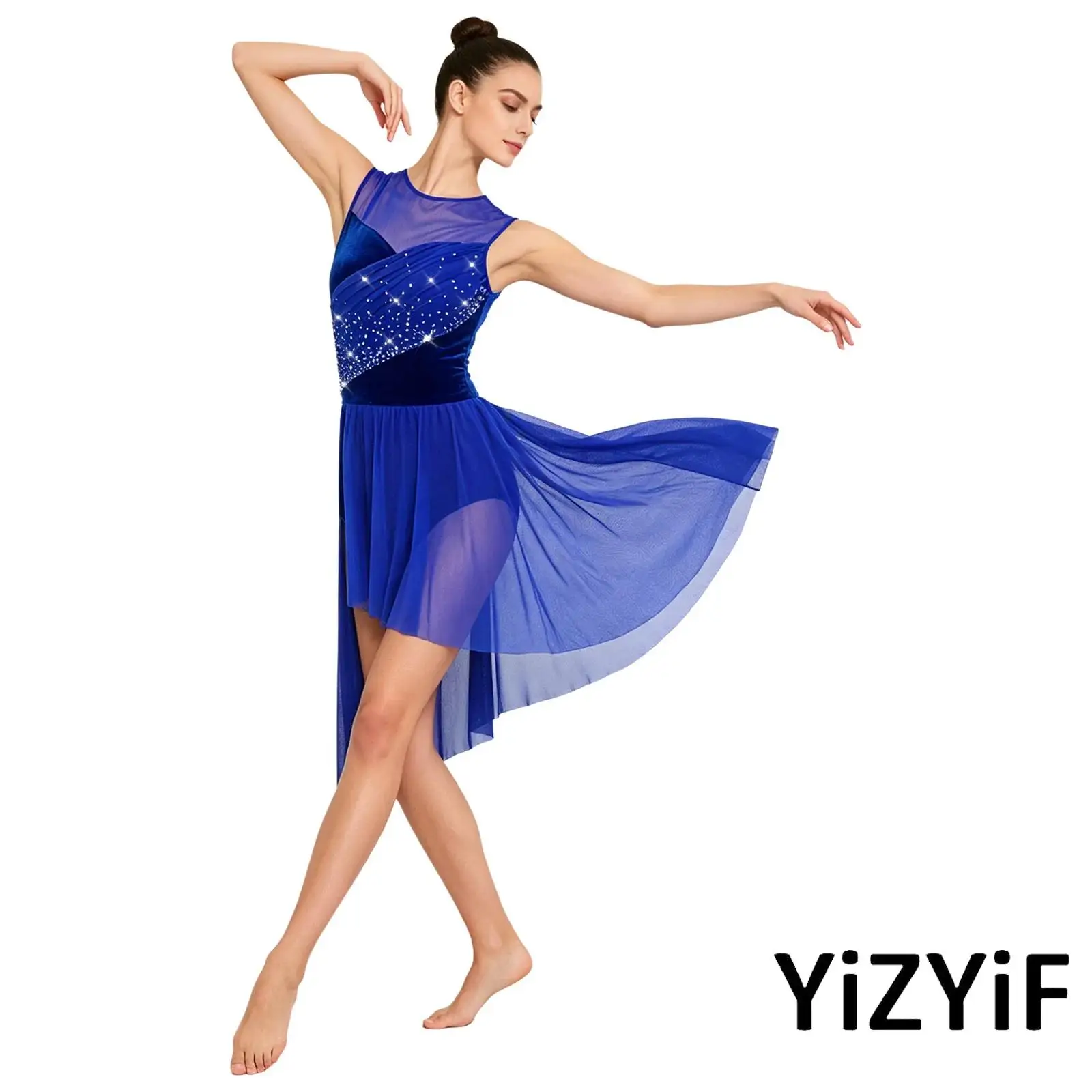 

Womens Jazz Latin Dance Costume Professional Dance Competition Dress Gymnastics Lyrical Dance Dresses for Ballet Modern Dance