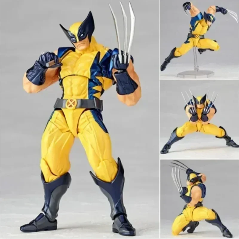 Marvel Classic Film and Television Character Revoltech Character Yamaguchi Wolverine Movable Toy Children's Toy Ornaments