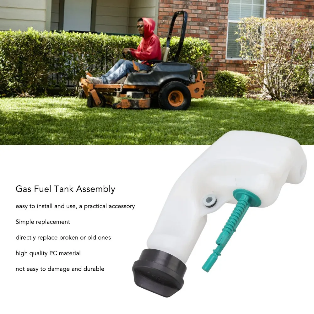 Practical White Gas Fuel Tank Compact Easy to Install Trimmer Fuel Tank PC Brush Cutter Parts for Stihl FS38 FS45 FS46 FS55 KM55