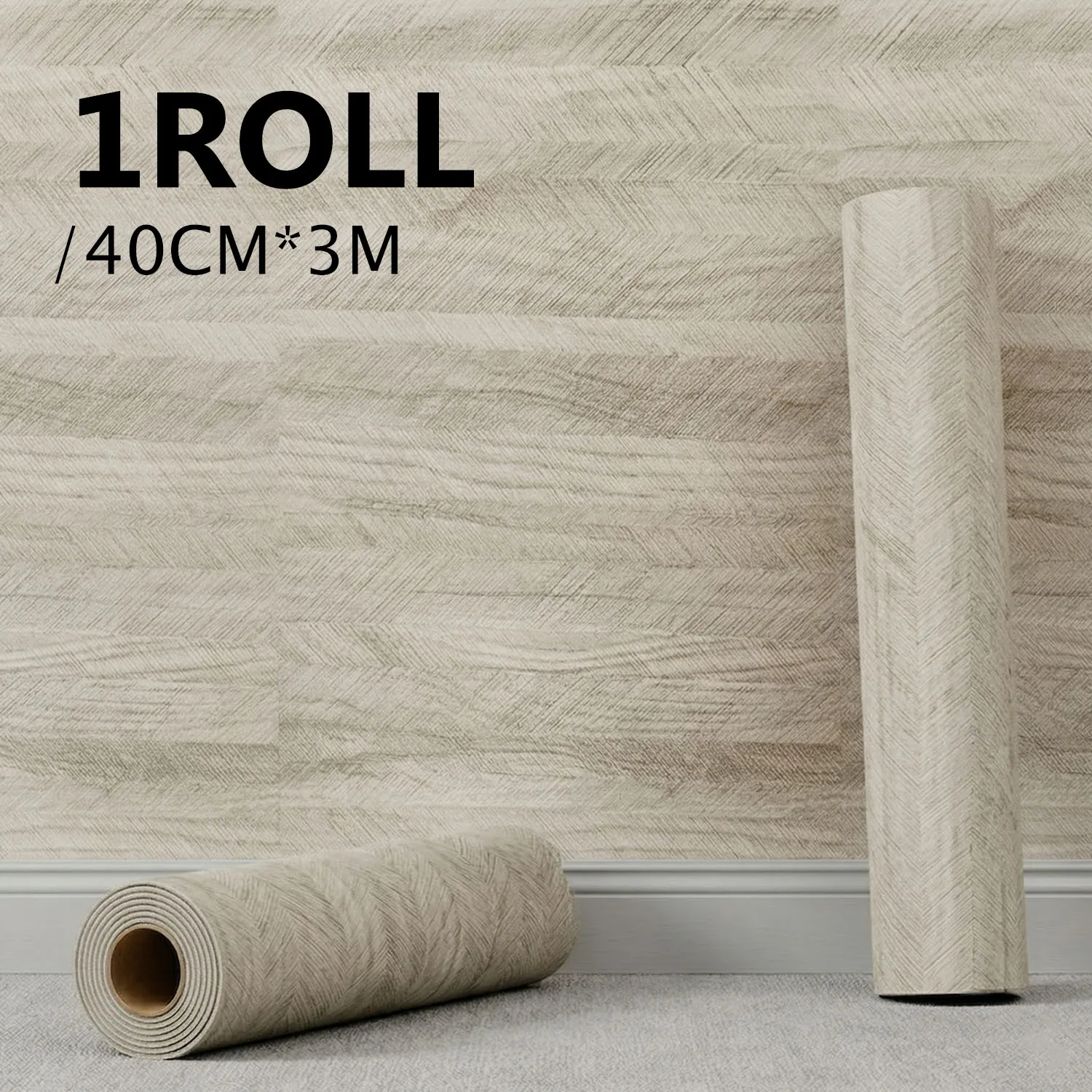 

3m Wood Grain Peel and Stick Wallpaper Waterproof IXPE Self Adhesive Contact Paper for Bedroom Living Room Furniture Decor