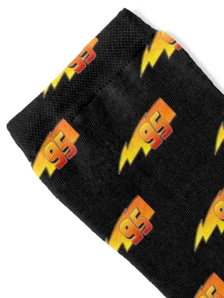 Lightning 95 Socks designer brand cartoon with print sports and leisure Men's Socks Luxury Women's