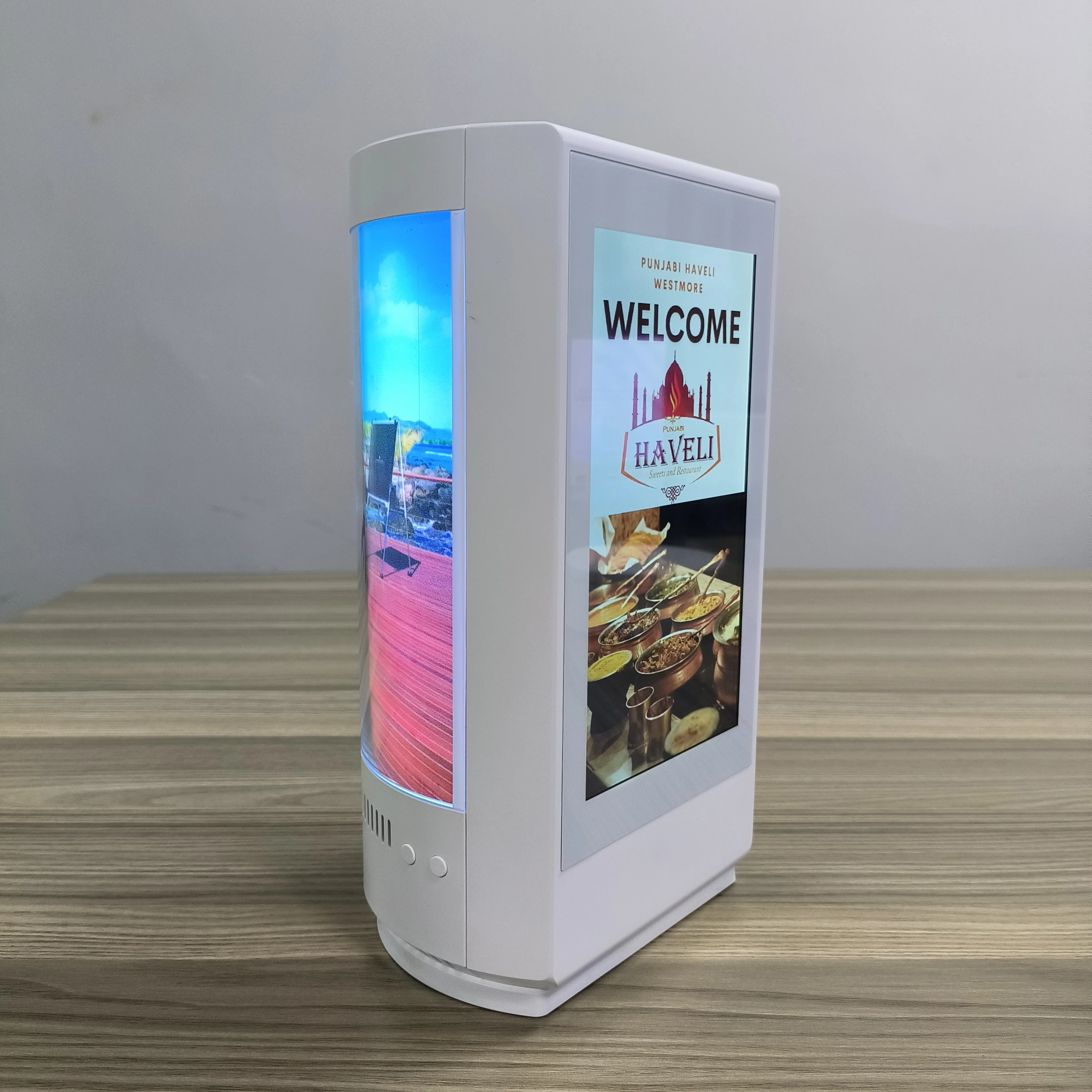 Unique innovation bar hotel 7 inch player equipment media digital signage kiosk