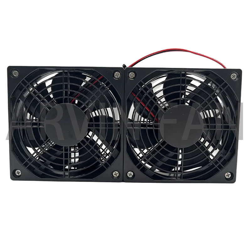 

Dual 120mm 5V USB Powered PC Router Fans With Speed Controller High Airflow Cooling Fan Modem Receiver DVR Playstatio