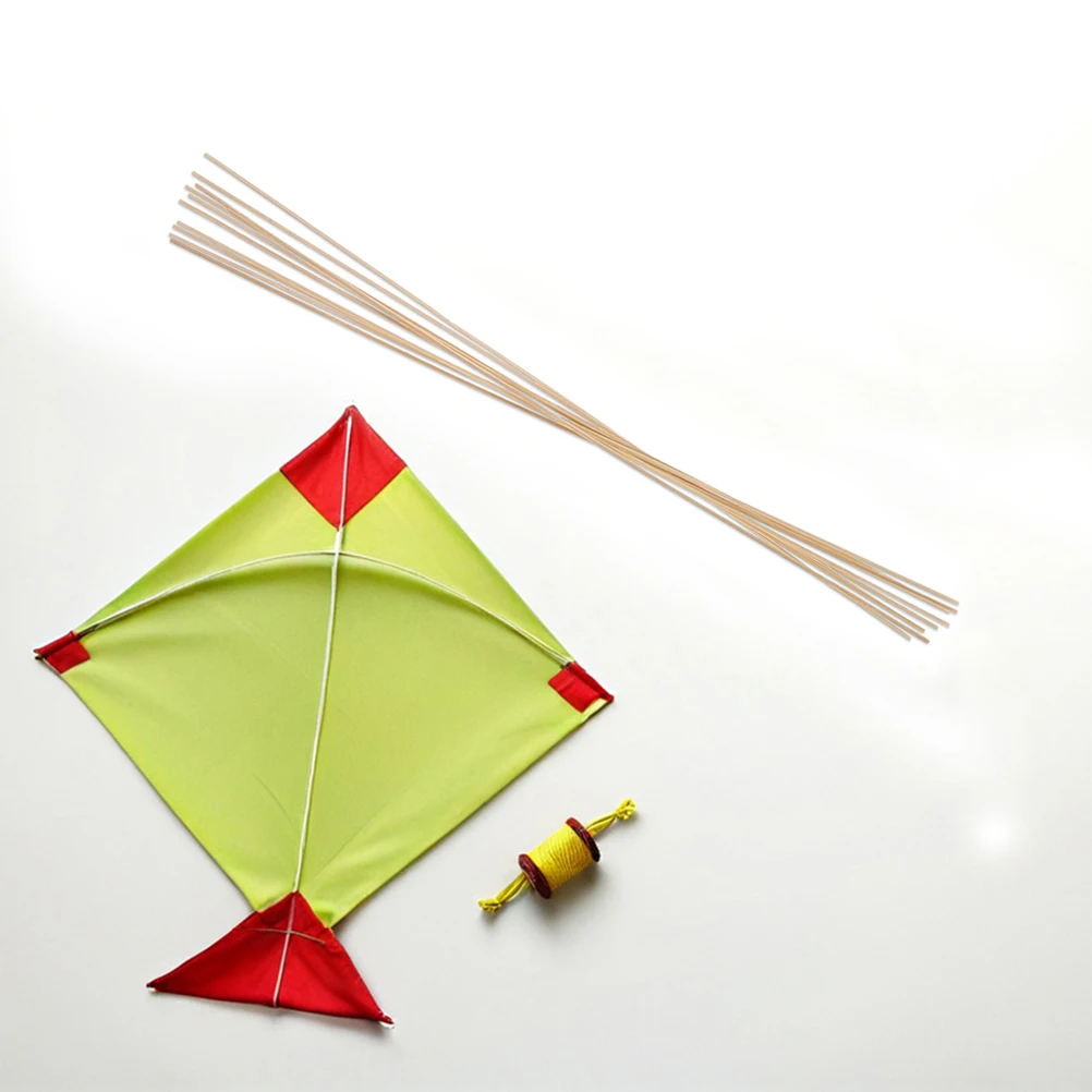 Bâtons de cerf-volant en bambou, 50 pièces, matériau léger pour une décoration polyvalente, Kits de cerf-volant, tiges longues en bambou, fournitures artisanales de bricolage